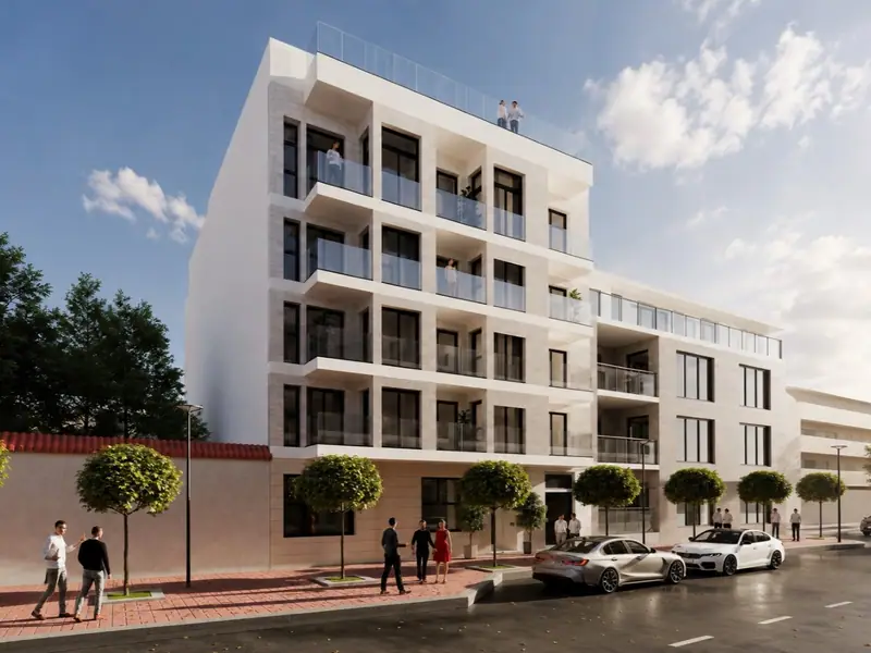 Nowy apartament z basenem na dachu