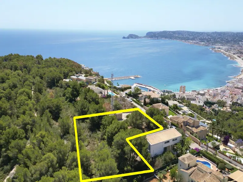 Działka z widokiem na zatokę Jávea